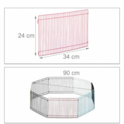 Relaxdays Cage Extérieur Lapin, 8 éléments, Pour Petits Animaux, Enclos Cochon D’inde, 24 Cm De Haut, Multicolore 9 Relaxdays Cage Extérieur Lapin, 8 éléments, Pour Petits Animaux, Enclos Cochon D’inde, 24 Cm De Haut, Multicolore -Polire Soldes Boutique 23970862 5