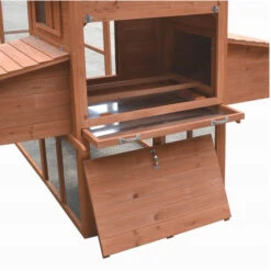 Melko Poulailler Avec Enclos Extérieur XXL Poulailler 310x150x150CM Avec 2 Nichoirs Clapier à Lapin Avec Rampe Et Couloir -Polire Soldes Boutique 24027958 3