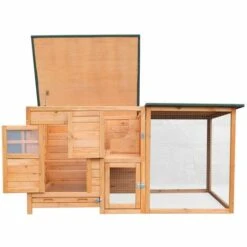 Poulailler 2 Poules Bois PREMIUM étage 160 X 80 X 75 Cm 2 Zones De Pondoir Séparateur 2 Perchoirs Portes Verrouillables Imperméable Nettoyage Facile - De BRAST -Polire Soldes Boutique 24440674 3