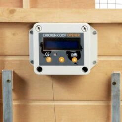 IDMARKET Porte Automatique Poulailler Programmable Heure Et Luminosité Extérieure 22x33 CM -Polire Soldes Boutique 24688591 3