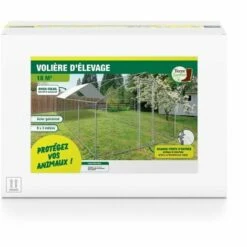 TERRE JARDIN Enclos Poulailler / Volière Extérieur 18m2 -Polire Soldes Boutique 26681999 3