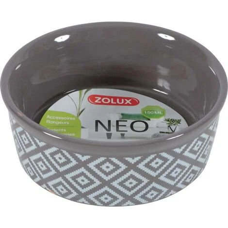 ZOLUX Ecuelle Gres Neo 150ml Gris 1 ZOLUX Ecuelle Gres Neo 150ml Gris