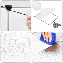 SONGMICS Parc Pour Cochons D'Inde, Avec Échelle, Enclos, Clôture Modulaire, En Plastique, Pour Hamsters, Lapin, Petits Animaux, Transparent LPC03W - Transparent 7 SONGMICS Parc Pour Cochons D'Inde, Avec Échelle, Enclos, Clôture Modulaire, En Plastique, Pour Hamsters, Lapin, Petits Animaux, Transparent LPC03W - Transparent -Polire Soldes Boutique 27184610 3