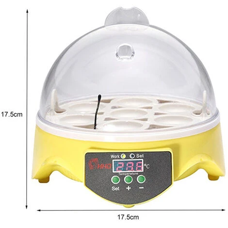MERKMAK Couveuse Automatique Digital Incubateur Machine A Couver 7 Oeufs Poule 2 MERKMAK Couveuse Automatique Digital Incubateur Machine A Couver 7 Oeufs Poule – Image 2