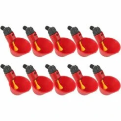LITZEE 10PCS Coupes Buveur De Poulet Automatique - Tasses À Boire D'eau De Volaille, Buveur En Plastique Buveur, Poulet Nourrisseur Oiseau Coop Coopérative, For Poulet Poulet 8 LITZEE 10PCS Coupes Buveur De Poulet Automatique - Tasses À Boire D'eau De Volaille, Buveur En Plastique Buveur, Poulet Nourrisseur Oiseau Coop Coopérative, For Poulet Poulet -Polire Soldes Boutique 28070465 4