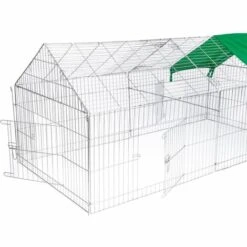 @Pet Enclos D'extérieur Pour Animaux De Compagnie Luxury XL Métal - Argent -Polire Soldes Boutique 28304339 4