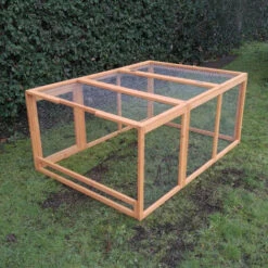 CHEMIN DES POULAILLERS Parc Grillagé Pour Poulailler Farmer L Et Xl Bois Fsc -Polire Soldes Boutique 29831863 3