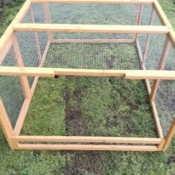 CHEMIN DES POULAILLERS Parc Grillagé Pour Poulailler Farmer L Et Xl Bois Fsc -Polire Soldes Boutique 29831863 4