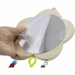 Perle Rare Fournitures De Poulet Pour Animaux De Compagnie Jouets Pour Oiseaux Miroir De Fleur De Prunier Miroir D'oiseau Incassable Grand Miroir Miroir De Poussin De Coq -Polire Soldes Boutique 29871882 4