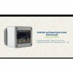 CHICK'A Portier Automatique + Trappe Pour Poulailler -Polire Soldes Boutique 29895962 5