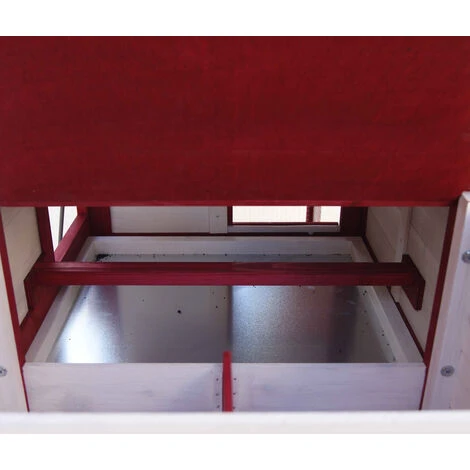 Poulailler 2 Poules (petit) Bois Avec Pondoir Et Enclos 152 X 62 X 92 Cm PREMIUM, 2 Portes Verrouillables, Imperméable, Nettoyage Facile - De BRAST 3 Poulailler 2 Poules (petit) Bois Avec Pondoir Et Enclos 152 X 62 X 92 Cm PREMIUM, 2 Portes Verrouillables, Imperméable, Nettoyage Facile - De BRAST – Image 3