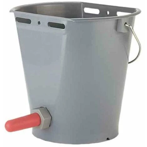 KERBL FRANCE Seau à Veau Plastique 8l Avec Clapet Et Tétine Rouge 1 KERBL FRANCE Seau à Veau Plastique 8l Avec Clapet Et Tétine Rouge