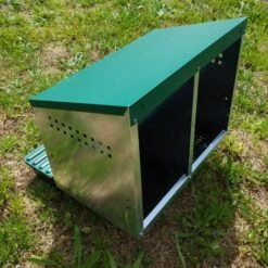POULAILLER DIRECT Pondoir Poule Extérieur En Métal 2 Nichoirs - Gaun -Polire Soldes Boutique 31032521 5