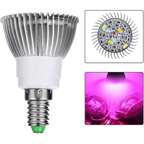 AIDUCHO 28LEDs Lampe De Culture Plein Spectre Lampe De Plante Intérieur 10W E14 Ampoule De Croissance Pour Végétation Hydroponique Ou En Serre 5 AIDUCHO 28LEDs Lampe De Culture Plein Spectre Lampe De Plante Intérieur 10W E14 Ampoule De Croissance Pour Végétation Hydroponique Ou En Serre – Image 5