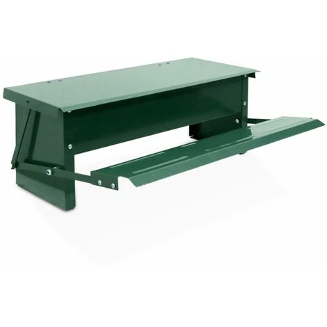ALICE'S GARDEN Mangeoire Automatique Pour Poules - Distributeur à Pédale - Capacité De 5kg - Acier Galvanisé - Vert 1 ALICE'S GARDEN Mangeoire Automatique Pour Poules - Distributeur à Pédale - Capacité De 5kg - Acier Galvanisé - Vert
