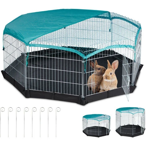 Relaxdays Enclos Avec Couverture En Filet, Lapins, Cochons D’inde,extérieur, élevage, HlP60,5x16cm Argent 1 Relaxdays Enclos Avec Couverture En Filet, Lapins, Cochons D’inde,extérieur, élevage, HlP60,5x16cm Argent