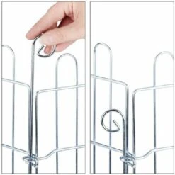 Relaxdays Enclos Avec Couverture En Filet, Lapins, Cochons D’inde,extérieur, élevage, HlP60,5x16cm Argent 7 Relaxdays Enclos Avec Couverture En Filet, Lapins, Cochons D’inde,extérieur, élevage, HlP60,5x16cm Argent -Polire Soldes Boutique 32828164 3