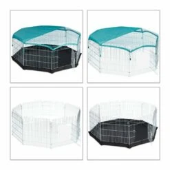 Relaxdays Enclos Avec Couverture En Filet, Lapins, Cochons D’inde,extérieur, élevage, HlP60,5x16cm Argent 9 Relaxdays Enclos Avec Couverture En Filet, Lapins, Cochons D’inde,extérieur, élevage, HlP60,5x16cm Argent -Polire Soldes Boutique 32828164 5