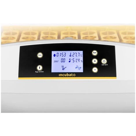 INCUBATO Couveuse Automatique Incubateur Appareil À Couver 32 Oeufs Volaille Éleveur LCD - Jaune, Noir 2 INCUBATO Couveuse Automatique Incubateur Appareil À Couver 32 Oeufs Volaille Éleveur LCD - Jaune, Noir – Image 2