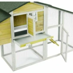 MADE4US Rosalie Jaune - Enclos Poulailler 2 Poules - Jaune -Polire Soldes Boutique 33393066 3