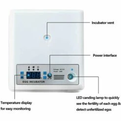 MERKMAK Incubateur Oeufs Couveuse A Oeuf Automatique Pour Volaille, Caille, Oie Canard, Pigeon, Reptile - 16 Oeufs -Polire Soldes Boutique 33768962 3