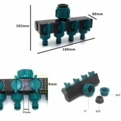 ILoveMilan Abreuvoir De Jardin, Entretien De La Pelouse, Un Robinet D'entrée Et De Sortie, Inverseur De Valve 9 ILoveMilan Abreuvoir De Jardin, Entretien De La Pelouse, Un Robinet D'entrée Et De Sortie, Inverseur De Valve -Polire Soldes Boutique 34217253 5