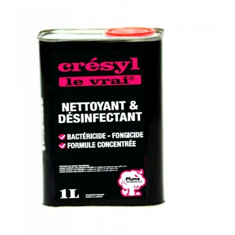 POULAILLER DIRECT Nettoyant Désinfectant Poulailler Crésyl Le Vrai Formule Concentrée Bidon De 1l 1 POULAILLER DIRECT Nettoyant Désinfectant Poulailler Crésyl Le Vrai Formule Concentrée Bidon De 1l