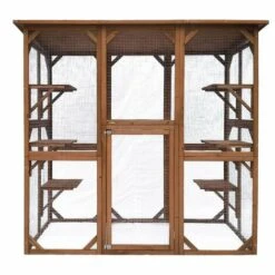 CÉMONJARDIN Parc à Chats En Bois