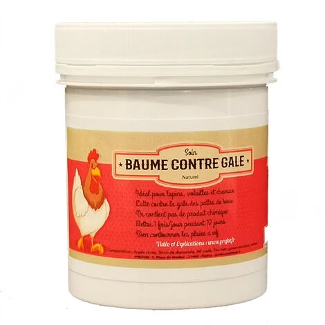 CHEMIN DES POULAILLERS Baume Contre La Gale Des Pattes Pour Poules Et Volailles 250g - Prefor 1 CHEMIN DES POULAILLERS Baume Contre La Gale Des Pattes Pour Poules Et Volailles 250g - Prefor
