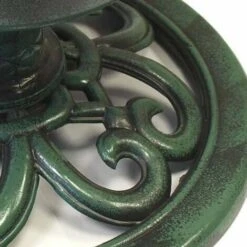 TERRE JARDIN Fontaine Abreuvoir à Oiseaux Sur Pied Avec Lampe Solaire Et Mangeoire -Polire Soldes Boutique 36511 4