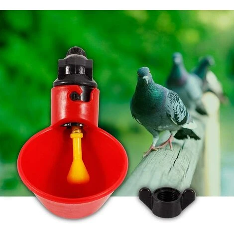 BETTERLIFE 5 Pcs En Abreuvoir Poules, Tasses Automatiques Automatique Chicken Acier Inoxydable Eau Côté Horizontal Mamelons Poulet Volaille Lapin Buveur Abreuvoir Nipple (Bol à Eau à Vis Fixe) 3 BETTERLIFE 5 Pcs En Abreuvoir Poules, Tasses Automatiques Automatique Chicken Acier Inoxydable Eau Côté Horizontal Mamelons Poulet Volaille Lapin Buveur Abreuvoir Nipple (Bol à Eau à Vis Fixe) – Image 3