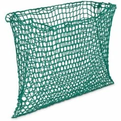 WIESENFIELD Grand Filet À Foin Sac Poche Nourriture Chevaux Poneys PP 1,5x0,9m Mailles 4,5cm - Argent, Noir