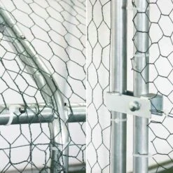 ALICE'S GARDEN Enclos Pour Poulailler 6m² En Acier Galvanisé. Toit Imperméable Et Anti UV. Porte Avec Loquet. 3x2m 6 M² 8 ALICE'S GARDEN Enclos Pour Poulailler 6m² En Acier Galvanisé. Toit Imperméable Et Anti UV. Porte Avec Loquet. 3x2m 6 M² -Polire Soldes Boutique 39650104 4