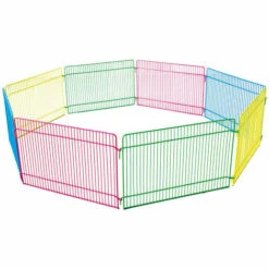 Aire De Jeu Pour Petits Animaux 8 Pcs 84,5x23 Cm Multicolore FLAMINGO - Multicolore