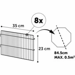 Aire De Jeu Pour Petits Animaux 8 Pcs 84,5x23 Cm Multicolore FLAMINGO - Multicolore 6 Aire De Jeu Pour Petits Animaux 8 Pcs 84,5x23 Cm Multicolore FLAMINGO - Multicolore -Polire Soldes Boutique 39780143 3