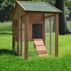 BB-LOISIRAM Poulailler De Luxe En Bois Pour Jardin Exterieur 2-5 Poules Cage Canard 2 Perchoir Nichoir 190 X 67 X 117 Cm -Polire Soldes Boutique 40203978 5