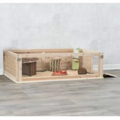 TRIXIE Piste Intérieure Pour Cochons D'Inde 100x60x30 Cm - Brun -Polire Soldes Boutique 40910710 5