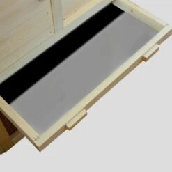 ALICE'S GARDEN Poulailler En Bois Canadien. 3 Poules - GALINETTE - Cage à Poules Avec Enclos Et Tapis De Ponte - Bois -Polire Soldes Boutique 41002681 3