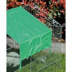 BBLOISIR Parc Enclos Lapin Extérieur Grillage En Métal Haute Qualité Pour Lapins 1,80 X 0,74 X 0,75 M « 455 S Maison été» -Polire Soldes Boutique 41621953 3