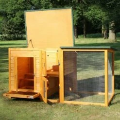 BBLOISIRCD Poulailler Pour Jardin Exteieure 5 Poules R 150 X 80 X 68 Cm - Modele 147 FLEXI Standard -Polire Soldes Boutique 41831935 4