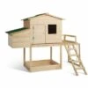TERRE JARDIN Poulailler Bois Avec Pondoir Et Balançoire