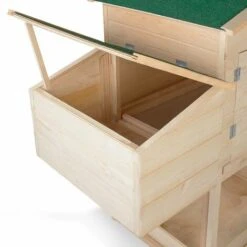 TERRE JARDIN Poulailler Bois Avec Pondoir Et Balançoire -Polire Soldes Boutique 42678634 5