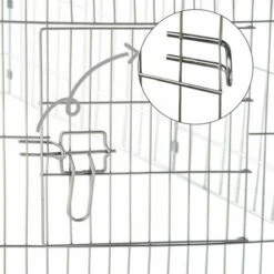 MUCOLA Enceinte D'extérieur Avec Parasol Enceinte Pour Animaux Enceinte D'extérieur Enceinte D'extérieur Cage Pour Lapins Enceinte Pour Clapier à Lapins -Polire Soldes Boutique 42706438 4