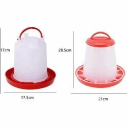 TANABATA Kit D'alimentation Et D'eau Pour Poussin Pour Fontaines De Volaille Jusqu'à 12 Poussins, Gril Facile à Nettoyer, Très Pratique Pour Poulailler 9 TANABATA Kit D'alimentation Et D'eau Pour Poussin Pour Fontaines De Volaille Jusqu'à 12 Poussins, Gril Facile à Nettoyer, Très Pratique Pour Poulailler -Polire Soldes Boutique 44322340 5