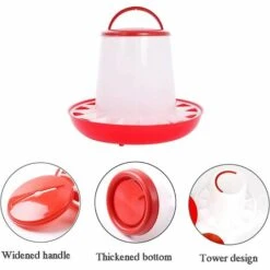 TANABATA Lot De 2 Abreuvoirs Mangeoire 3 Kg Rouge Et Blanc 7 TANABATA Lot De 2 Abreuvoirs Mangeoire 3 Kg Rouge Et Blanc -Polire Soldes Boutique 44322377 3