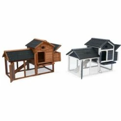 ALICE'S GARDEN Poulailler En Bois GALINETTE, 3 Poules, Cage à Poule Avec Enclos - Bois 9 ALICE'S GARDEN Poulailler En Bois GALINETTE, 3 Poules, Cage à Poule Avec Enclos - Bois -Polire Soldes Boutique 44638826 5