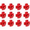 Tétine à Eau De Volaille, Abreuvoir Automatique Pour Tétine De Poulet Avec Montage Latéral Horizontal Fontainebleau 12Pcs Rouge