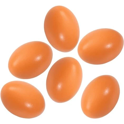 Poule Faux Oeufs De Poule Faux œufs En Bois Pour Aider à Pondre Des Poules - Outil Agricole - Mannequin De Nid De Volaille 6.5*4cm Fontainebleau 6Pcs 1 Poule Faux Oeufs De Poule Faux œufs En Bois Pour Aider à Pondre Des Poules - Outil Agricole - Mannequin De Nid De Volaille 6.5*4cm Fontainebleau 6Pcs