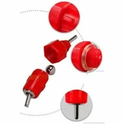 VERSAILLESFR 2 Pcs Eau Tetine Poulet Alimentateur Fournitures De Volaille Poule Vis Dans Le Style -Versailles -Polire Soldes Boutique 45968163 3