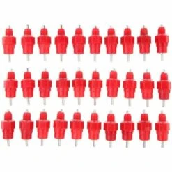 VERSAILLESFR 2 Pcs Eau Tetine Poulet Alimentateur Fournitures De Volaille Poule Vis Dans Le Style -Versailles -Polire Soldes Boutique 45968163 5